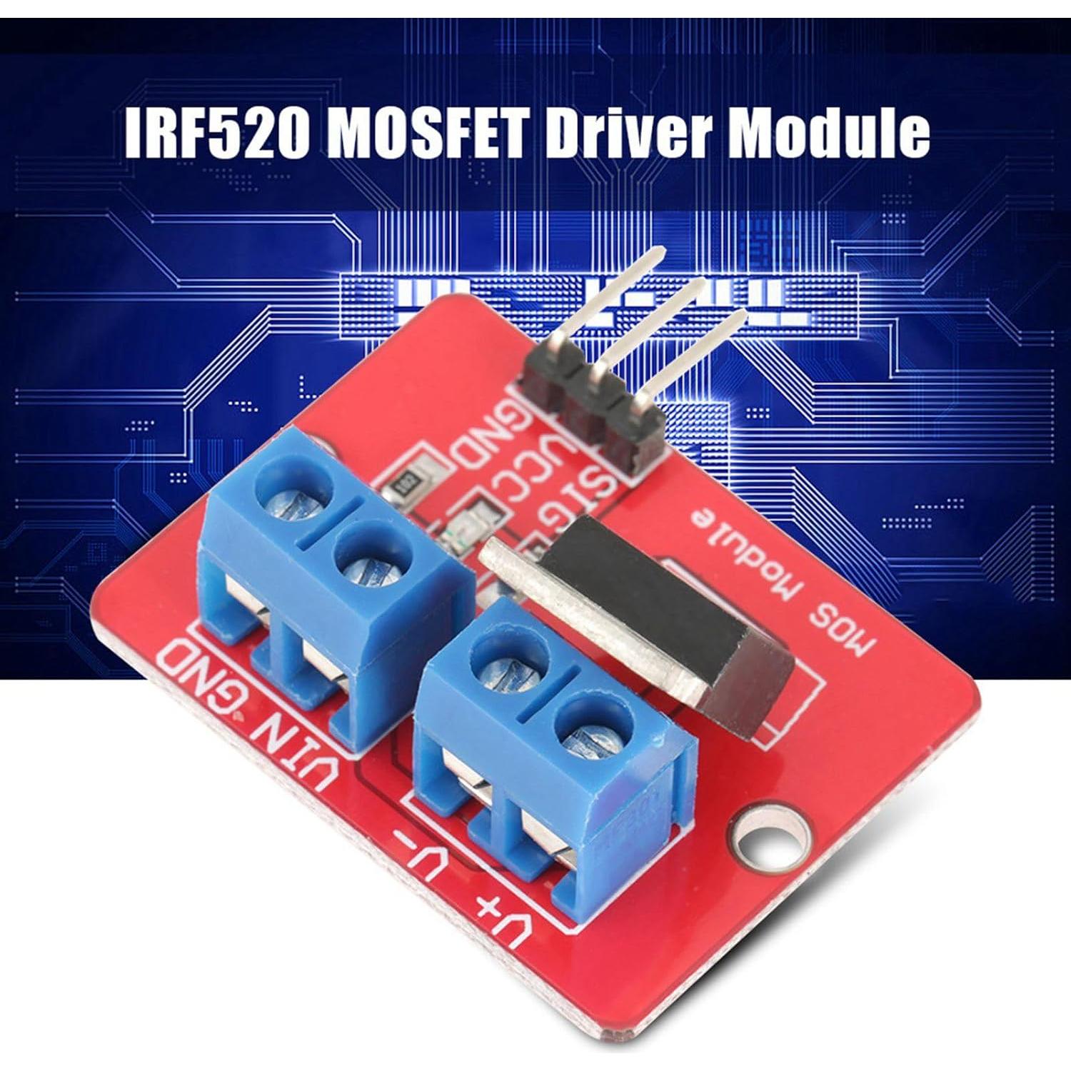 5 Módulos Controlador MOSFET PWM 0-24V 5A Walfront
