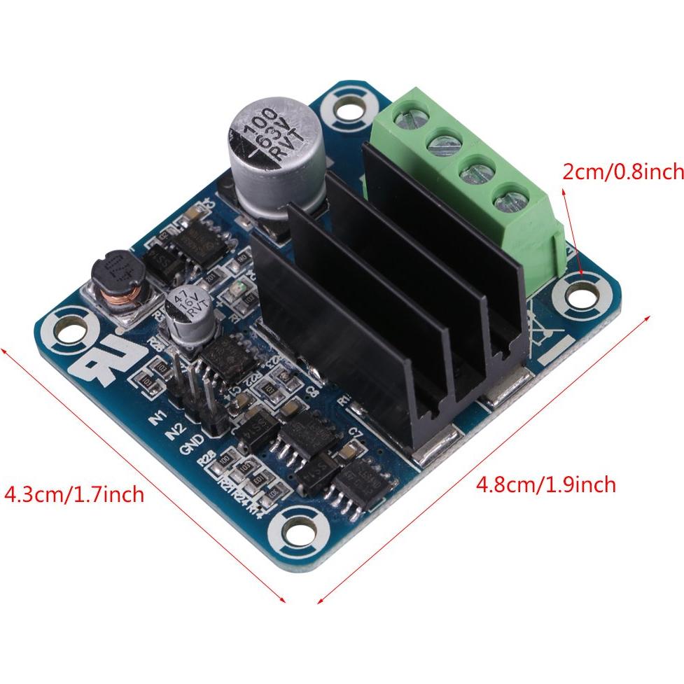 Controlador de Motor H-Puente 50A Pokerty 5-15V PWM