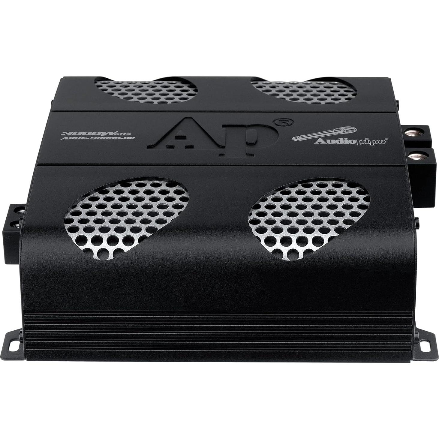 Amplificador Mosfet Clase D Audiopipe 3000W 1 Ohm Control Remoto