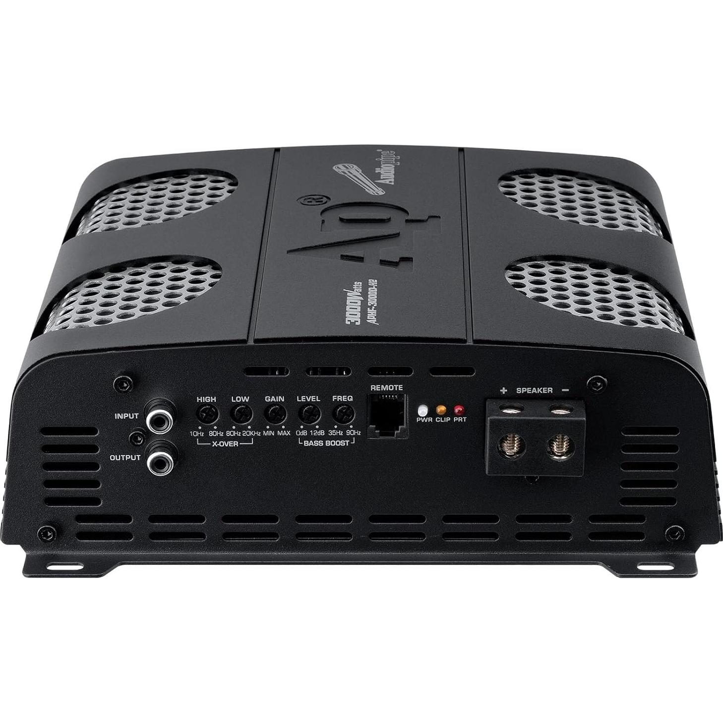 Amplificador Mosfet Clase D Audiopipe 3000W 1 Ohm Control Remoto