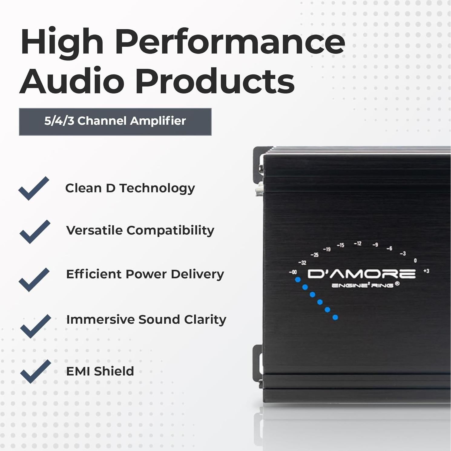 Amplificador de Audio D'Amore Engineering E660.5 5 Canales 660W