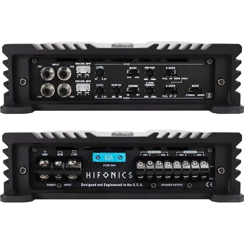 Amplificador de Coche Hifonics GE14004 4 Canales 1400W