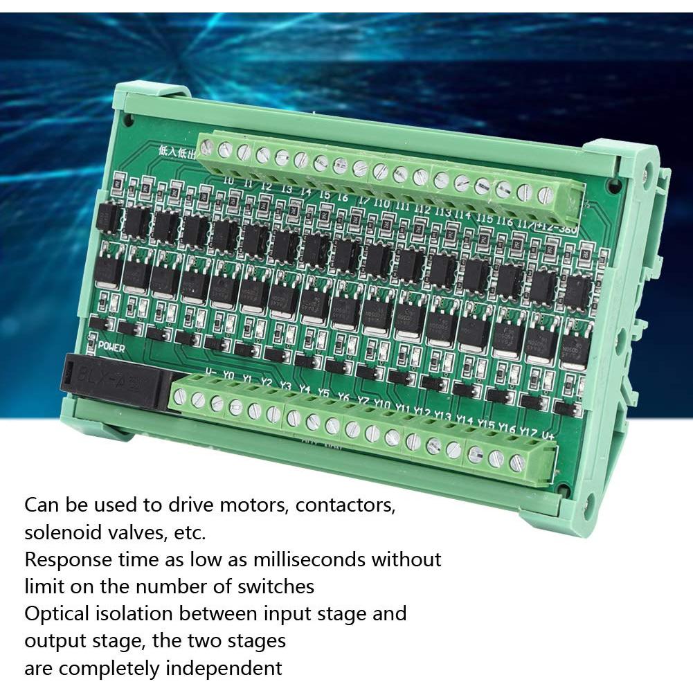 Placa Amplificadora PLC 16 Canales Jectse 12-36V DC