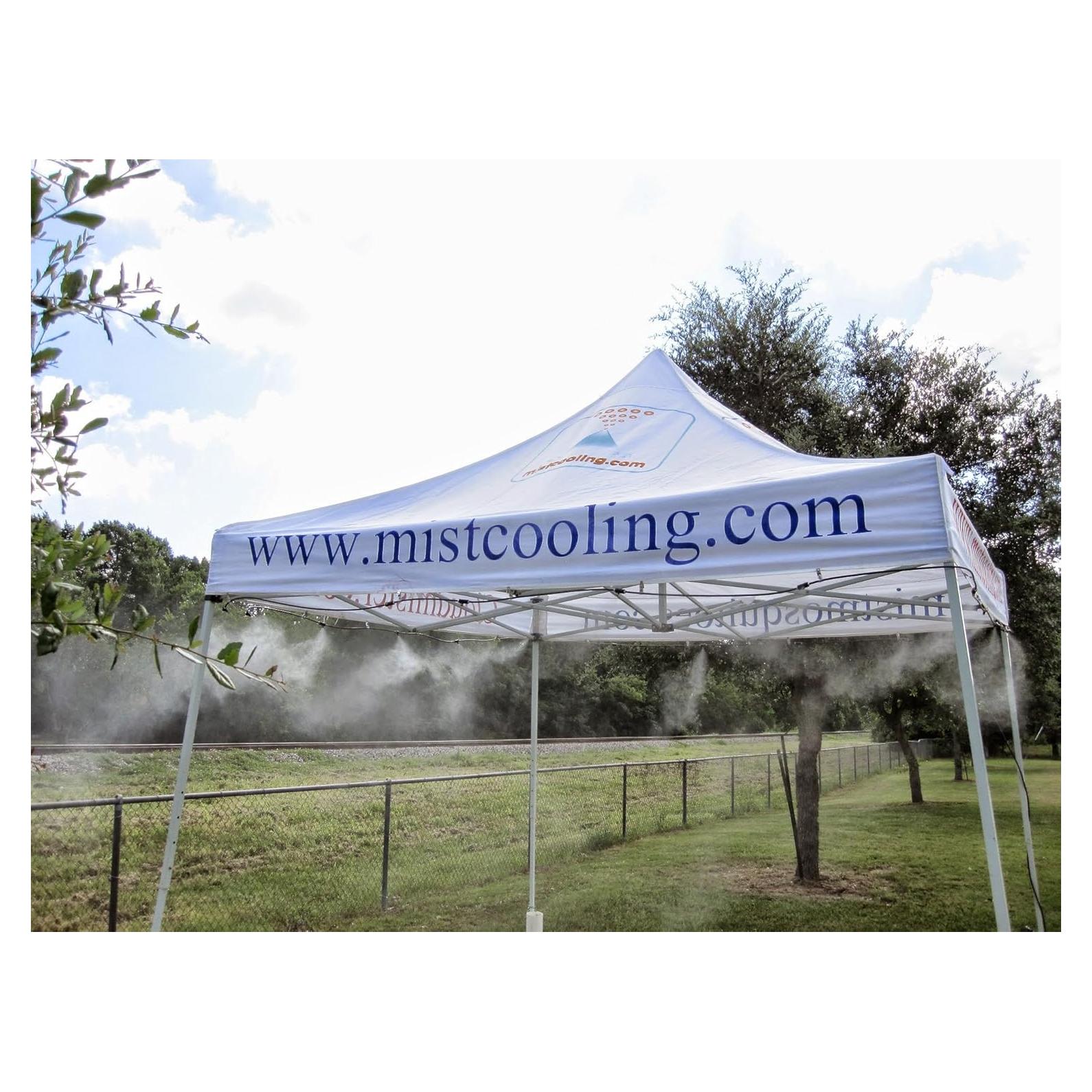 Carpa de Rocío MistCooling 3.05m x 3.05m con Bomba 200 PSI
