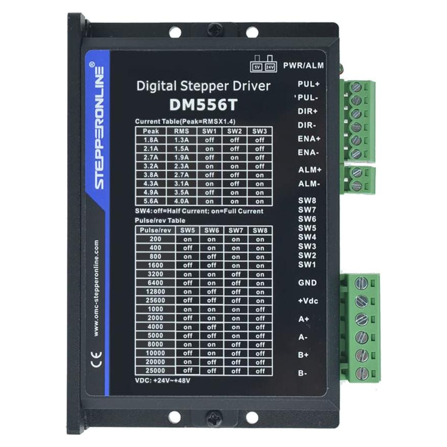 Controlador Digital DM556T Leadshine para Motor Paso Nema 23/24