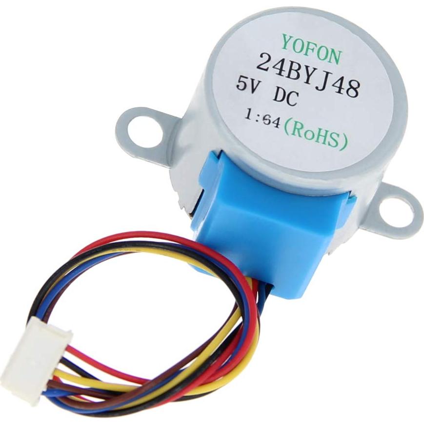 Motor Paso a Paso Reductor Fielect DC 5V 24BYJ48 24mm