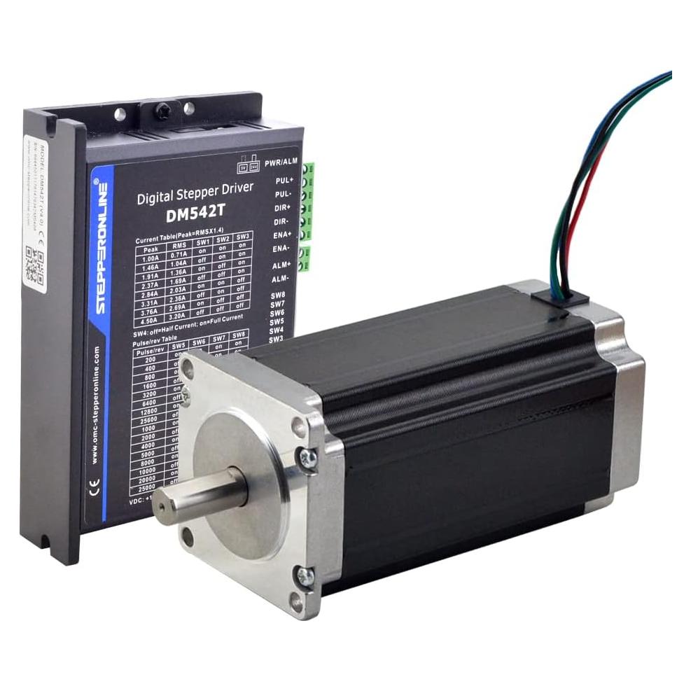 Kit CNC Motor Paso Nema 23 3Nm STEPPERONLINE + Controlador