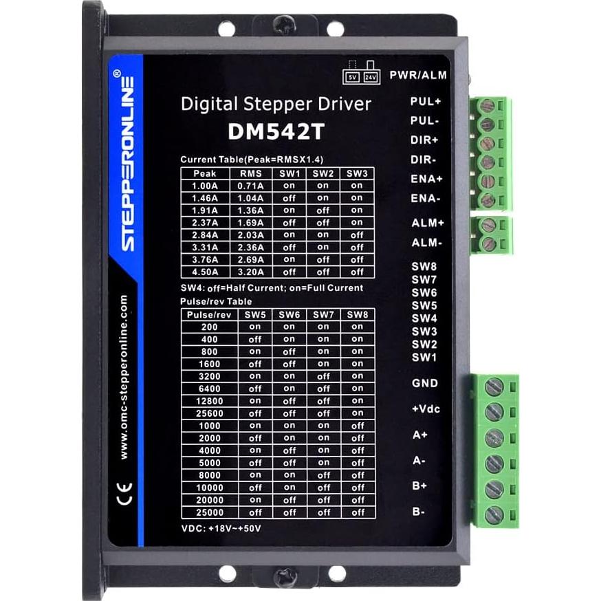 Kit CNC Motor Paso Nema 23 3Nm STEPPERONLINE + Controlador