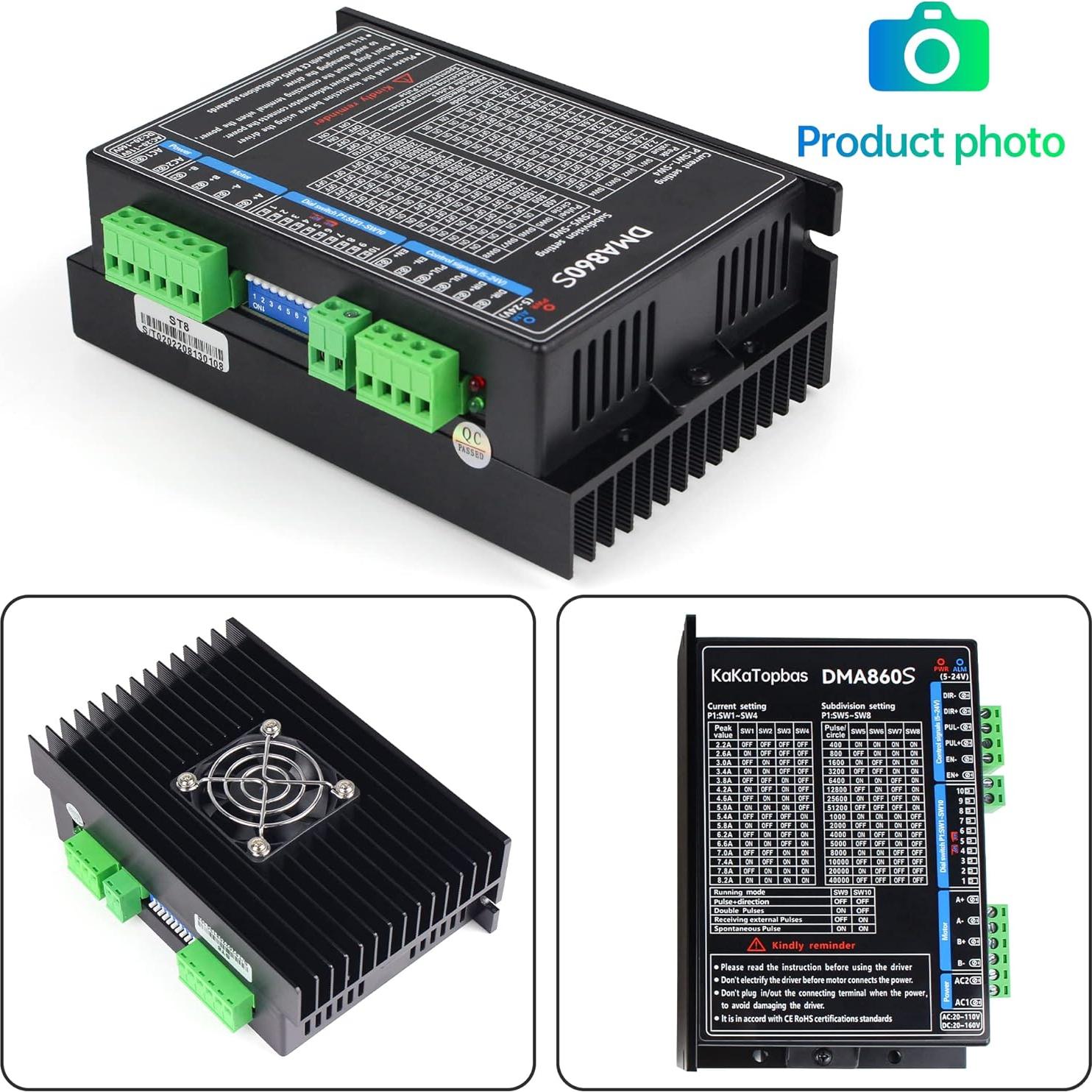 Controlador de Motor Paso a Paso RATTMMOTOR DMA860S 8.2A