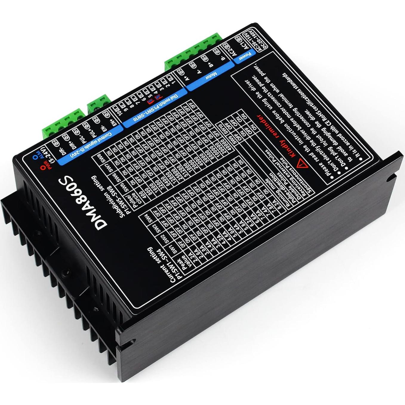 Controlador de Motor Paso a Paso RATTMMOTOR DMA860S 8.2A