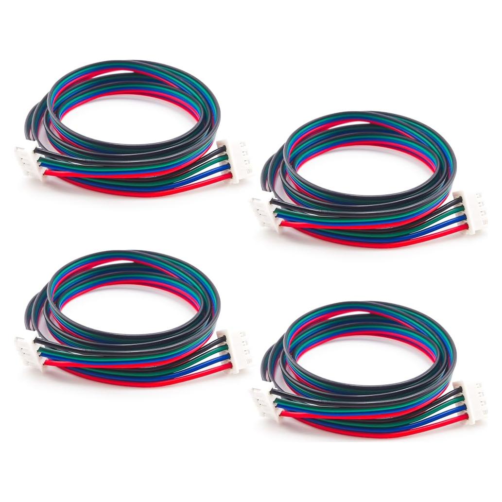 Cables de Motor Paso a Paso TIEXYE 4Pcs 1M 4Pin a 6Pin