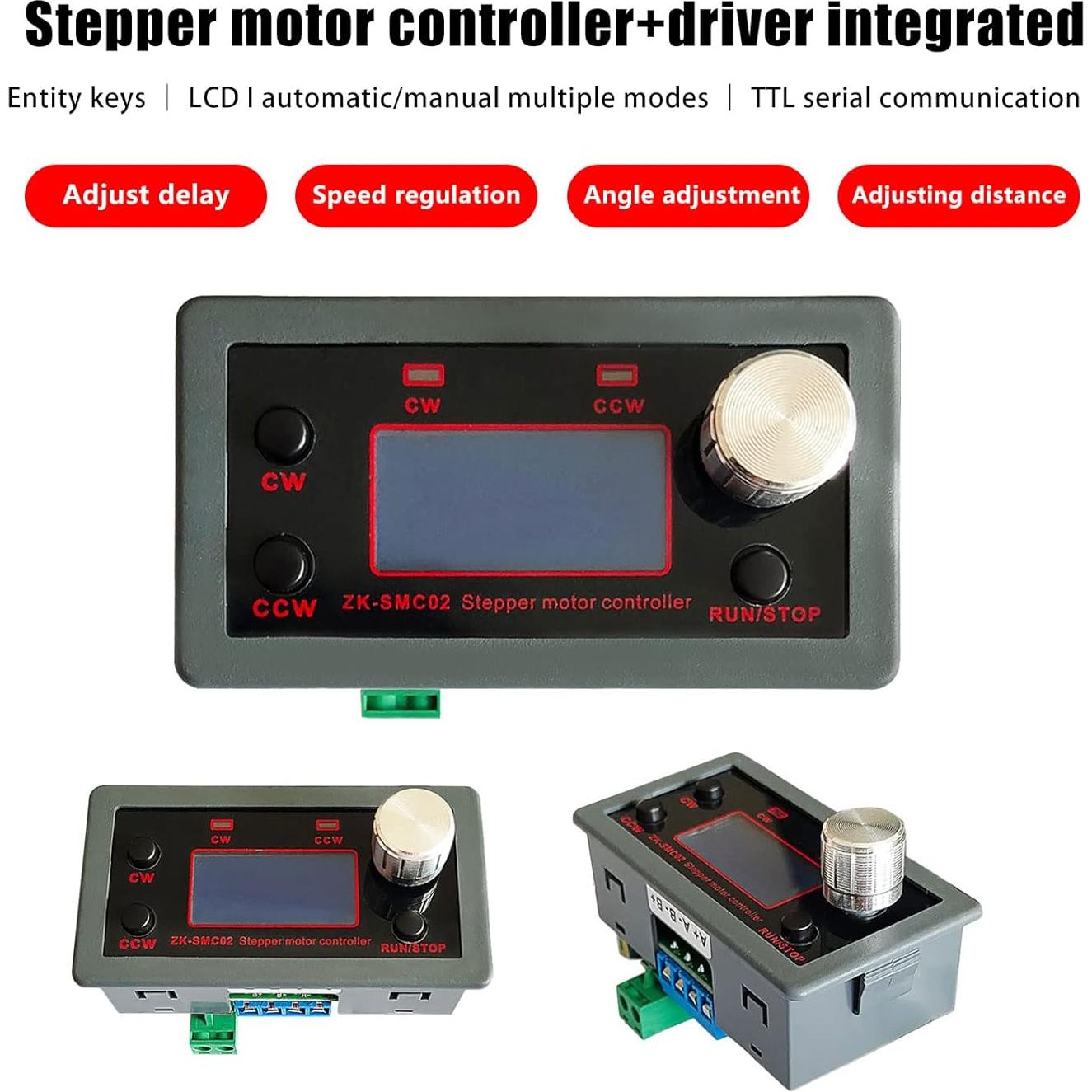 Controlador y Driver de Motor Paso a Paso ZK-SMC02 4A DC 5-30V