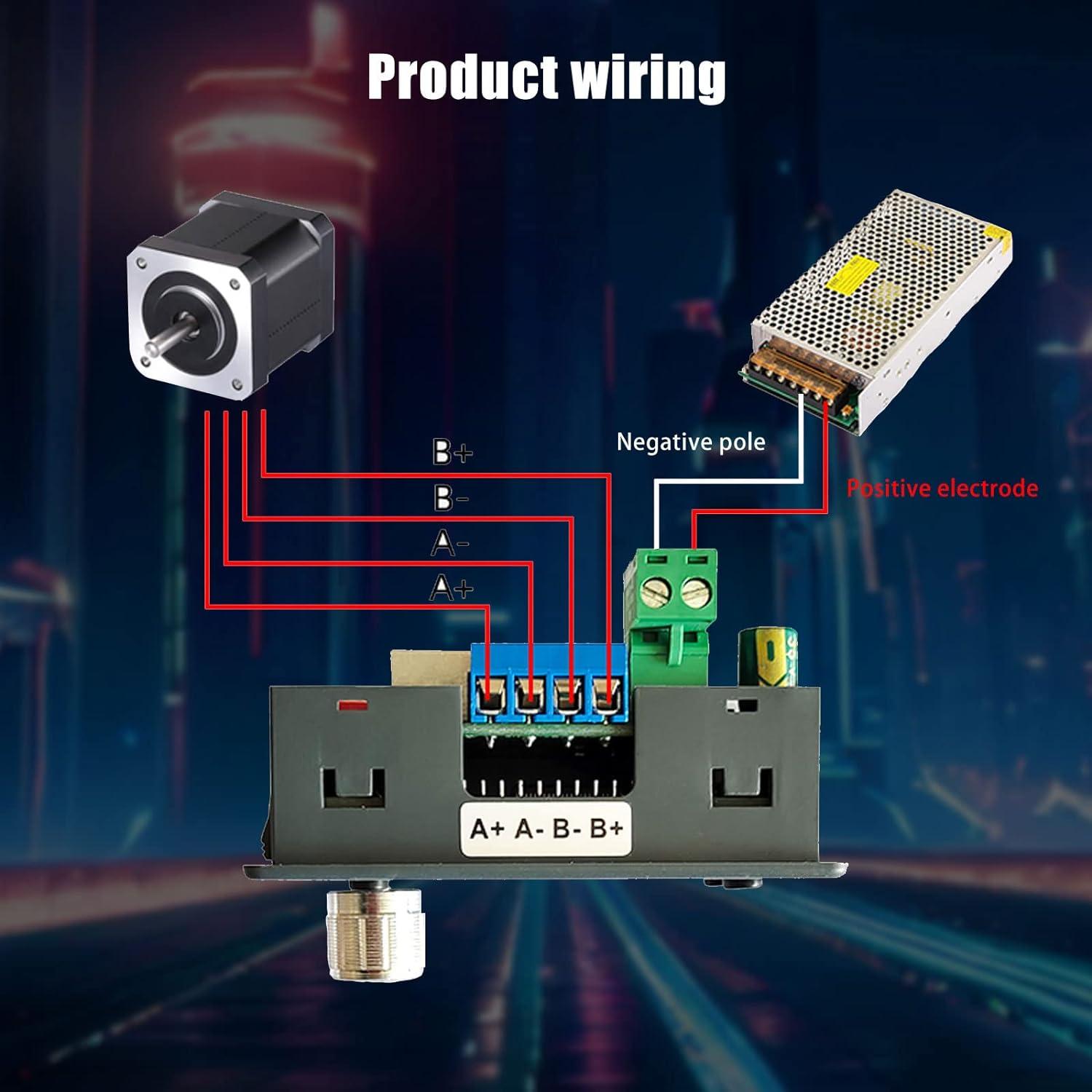 Controlador y Driver de Motor Paso a Paso ZK-SMC02 4A DC 5-30V