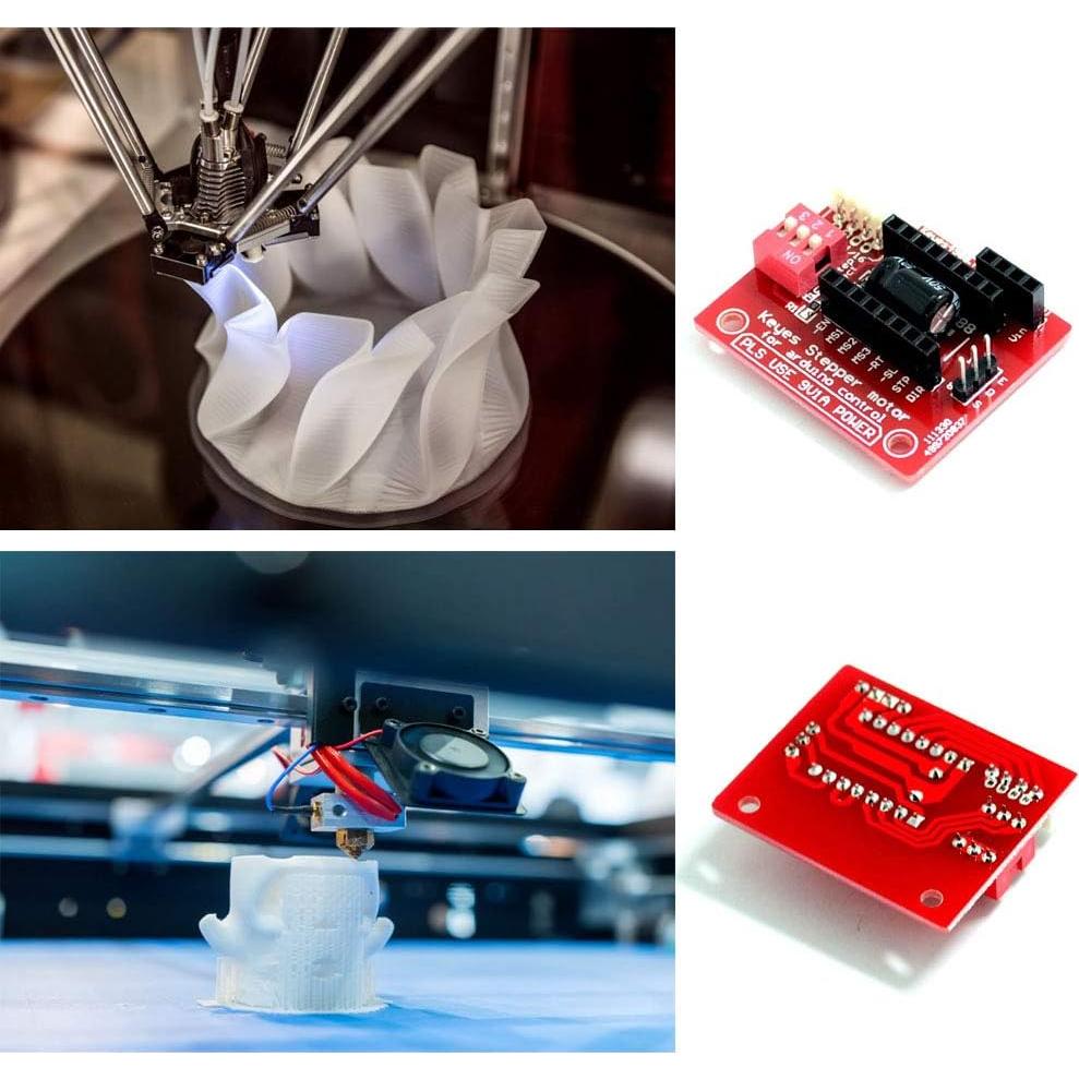 Controlador de Motor Paso a Paso Ximimark A4988 DRV8825 3Pcs