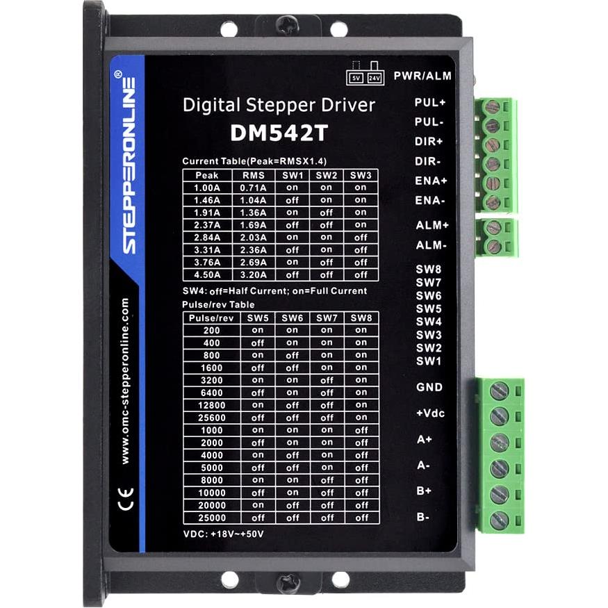 Kit Motor Paso a Paso Nema 23 2.4Nm STEPPERONLINE DM542T