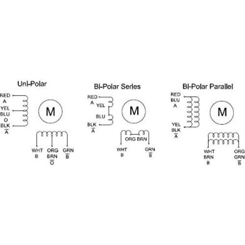 Motor Paso a Paso Nema 24 Stepperonline 3.4Nm 8 Cables CNC