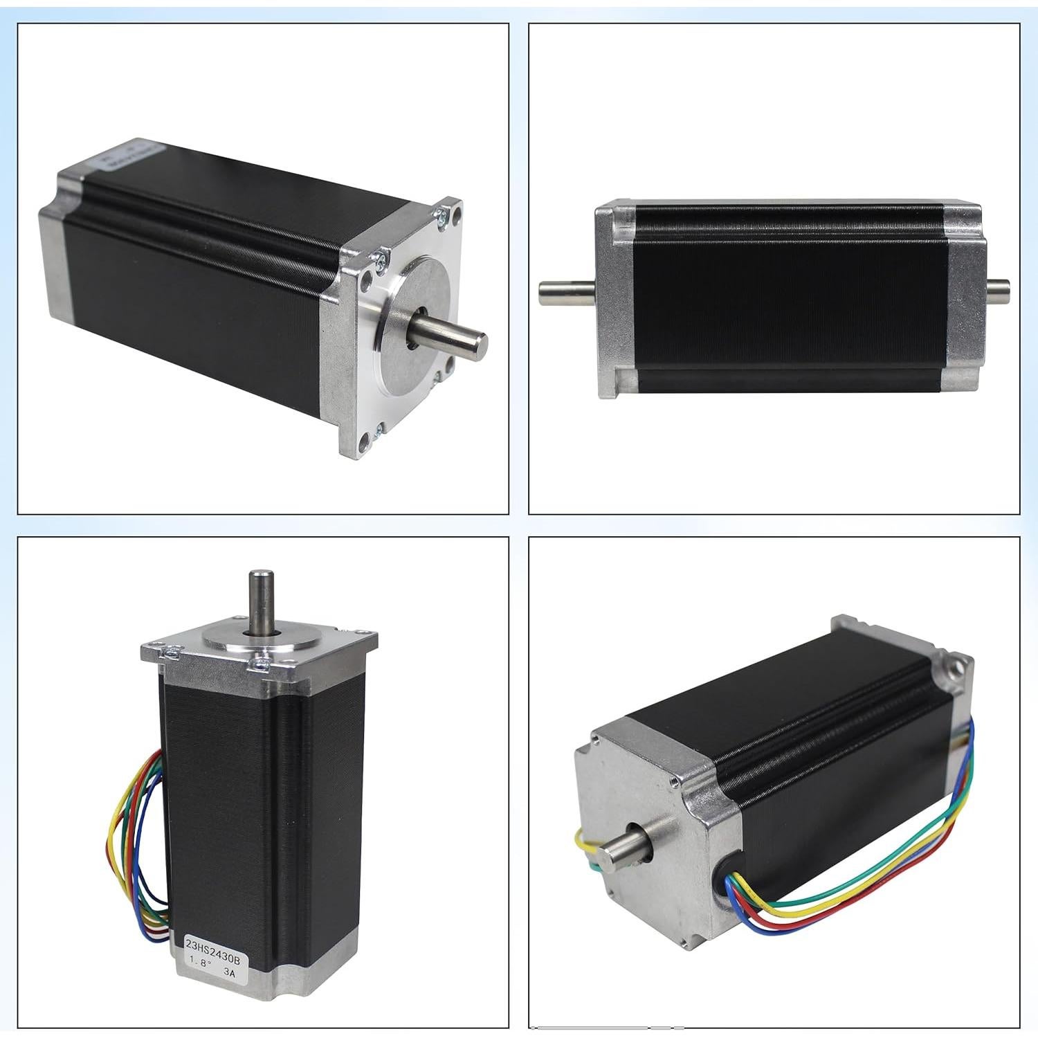 Motor Paso Híbrido Nema 23 3A 2.8Nm 112mm 4Pcs 23HS2430B