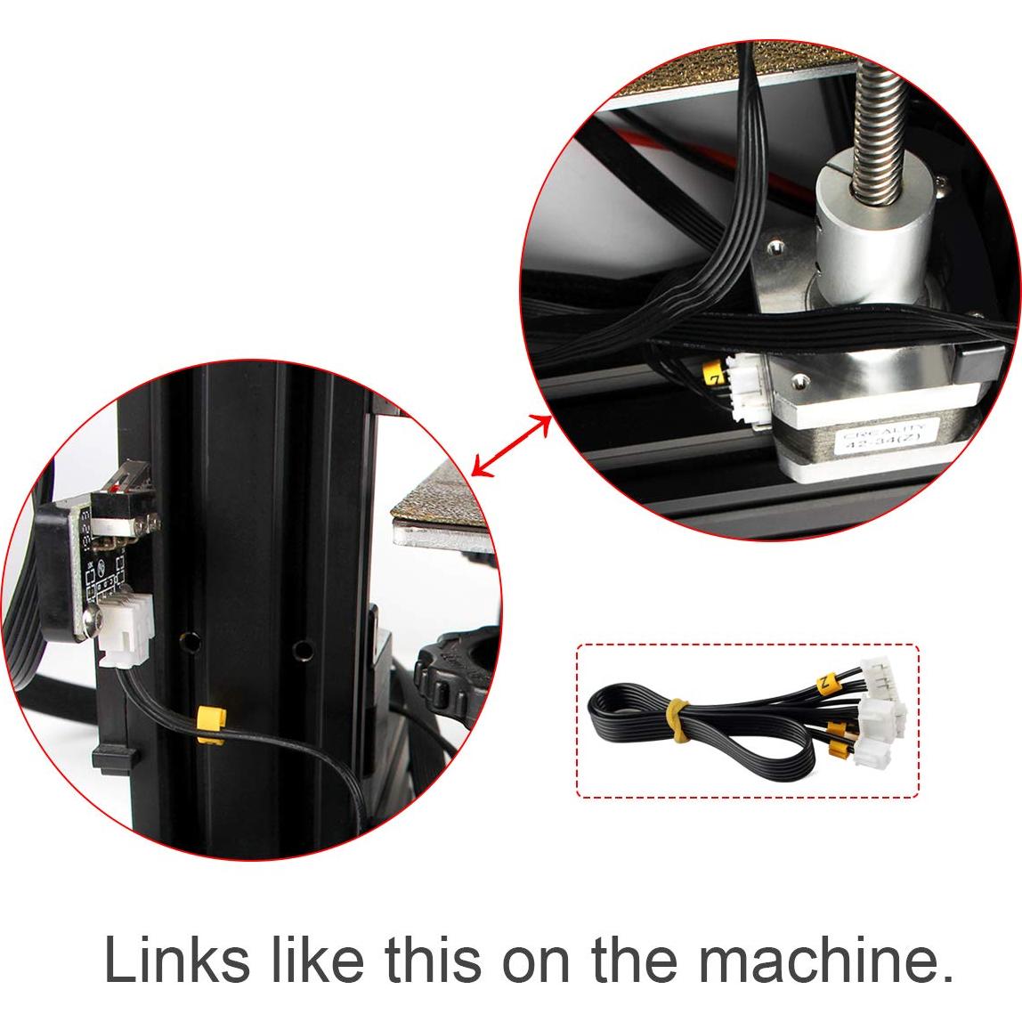 Cables de motor paso a paso FYSETC para Ender 3 - 3 piezas