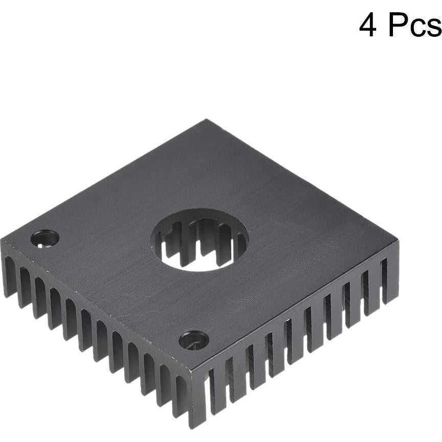Disipador de Calor Uxcell 40x40x11mm para Motor Paso a Paso - 4 Pcs