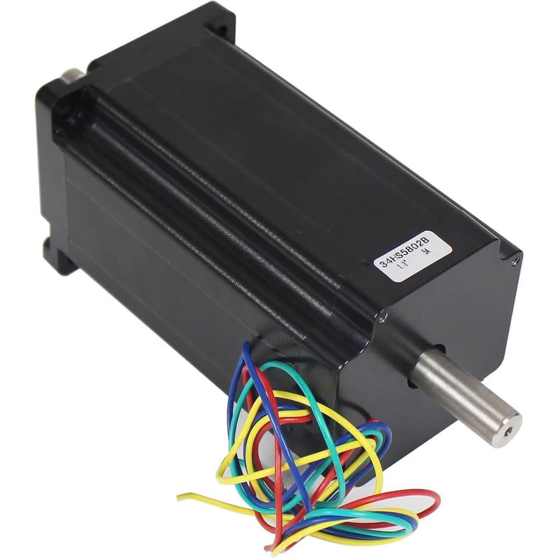 Motor Paso a Paso Nema34 34HS5802B 11.34N.m 14mm Eje Doble
