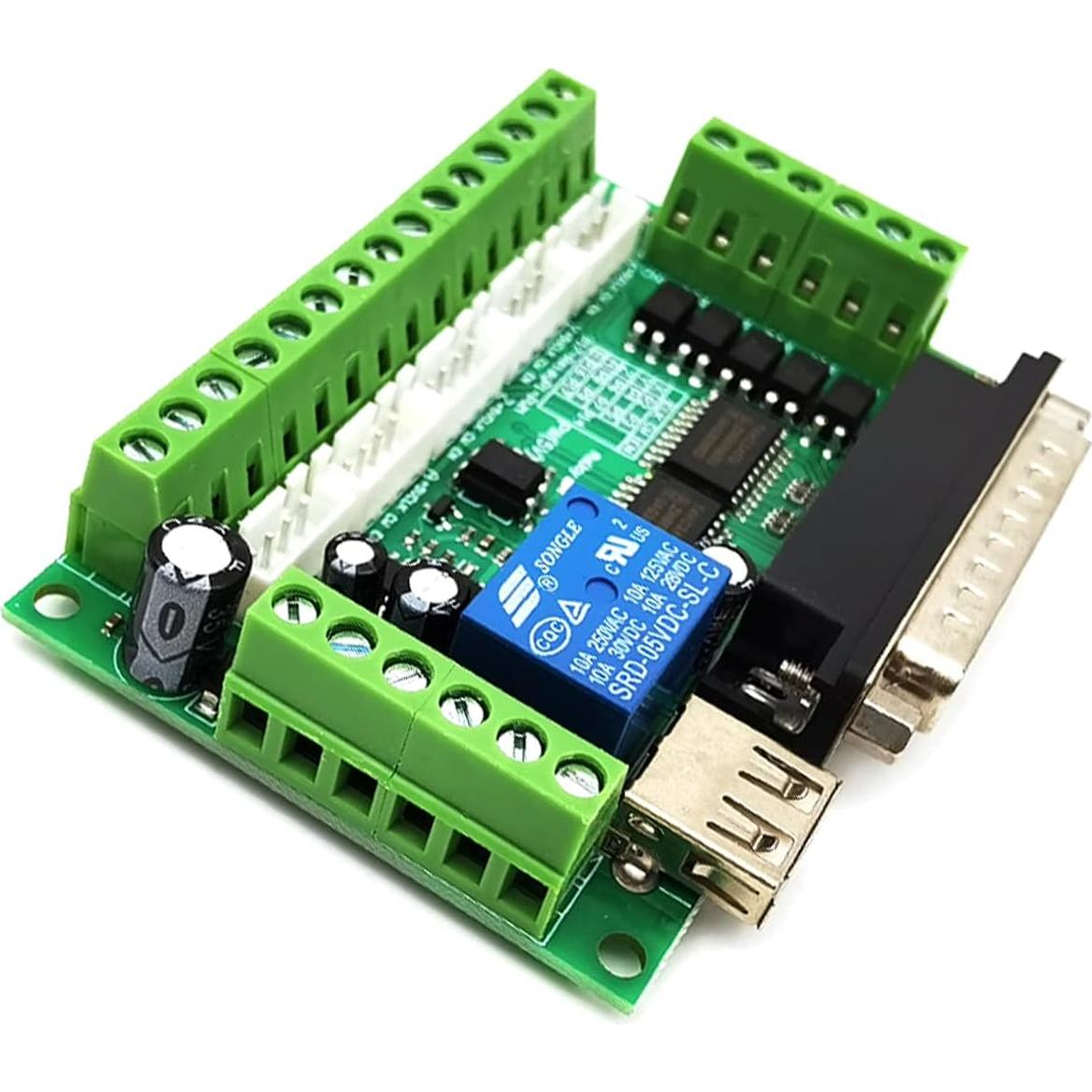 Adaptador CNC 5 Ejes KIRO&SEEU Mach3 USB DB25 80g