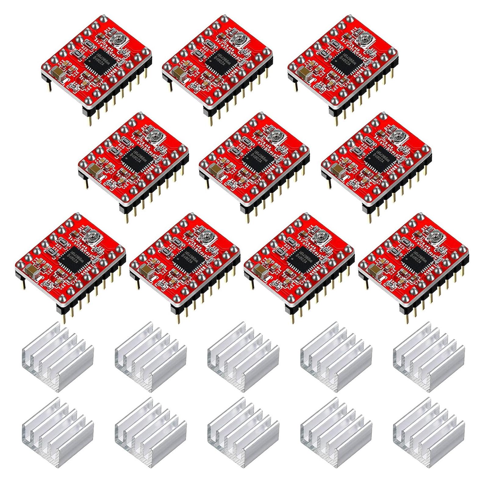 10 Módulos Controlador Motor Paso a Paso Photect A4988 35V 2A