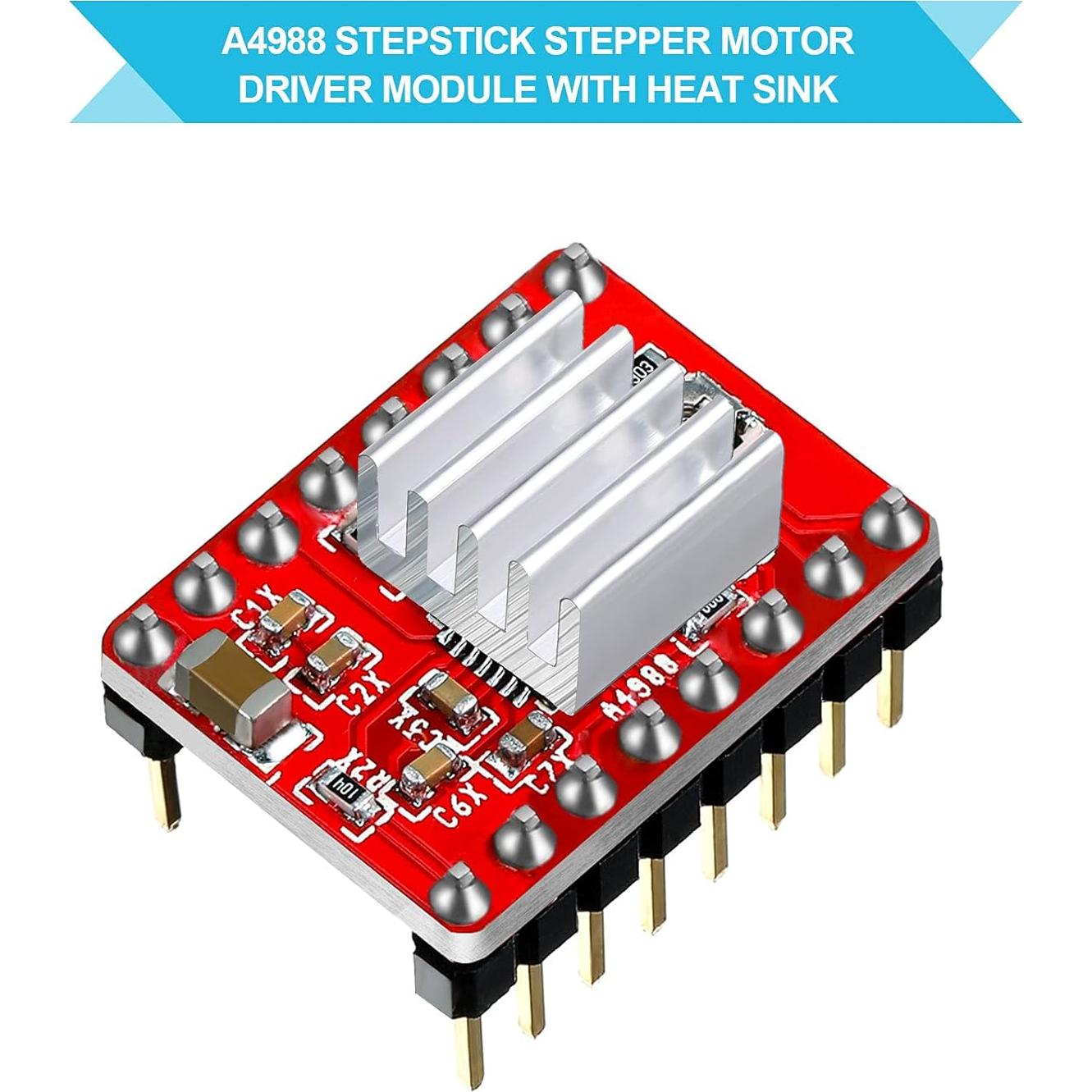 10 Módulos Controlador Motor Paso a Paso Photect A4988 35V 2A