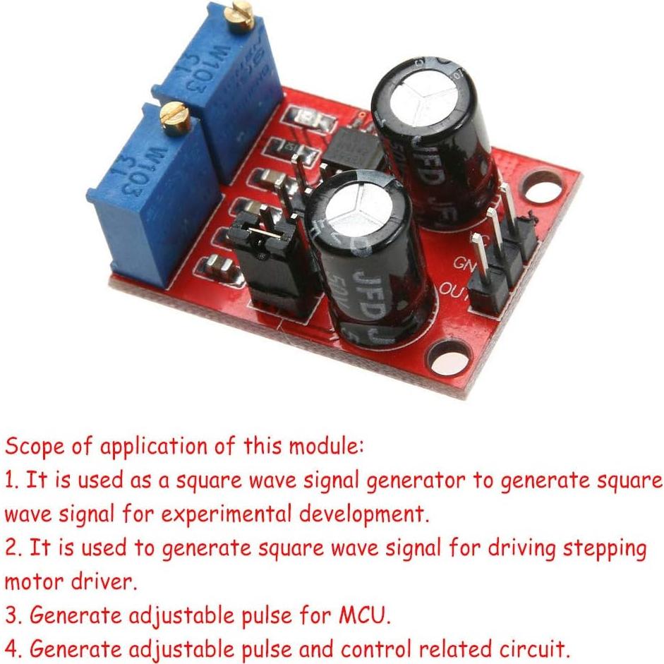 Módulo Generador de Señal NE555 Ajustable 5Pcs para Motor