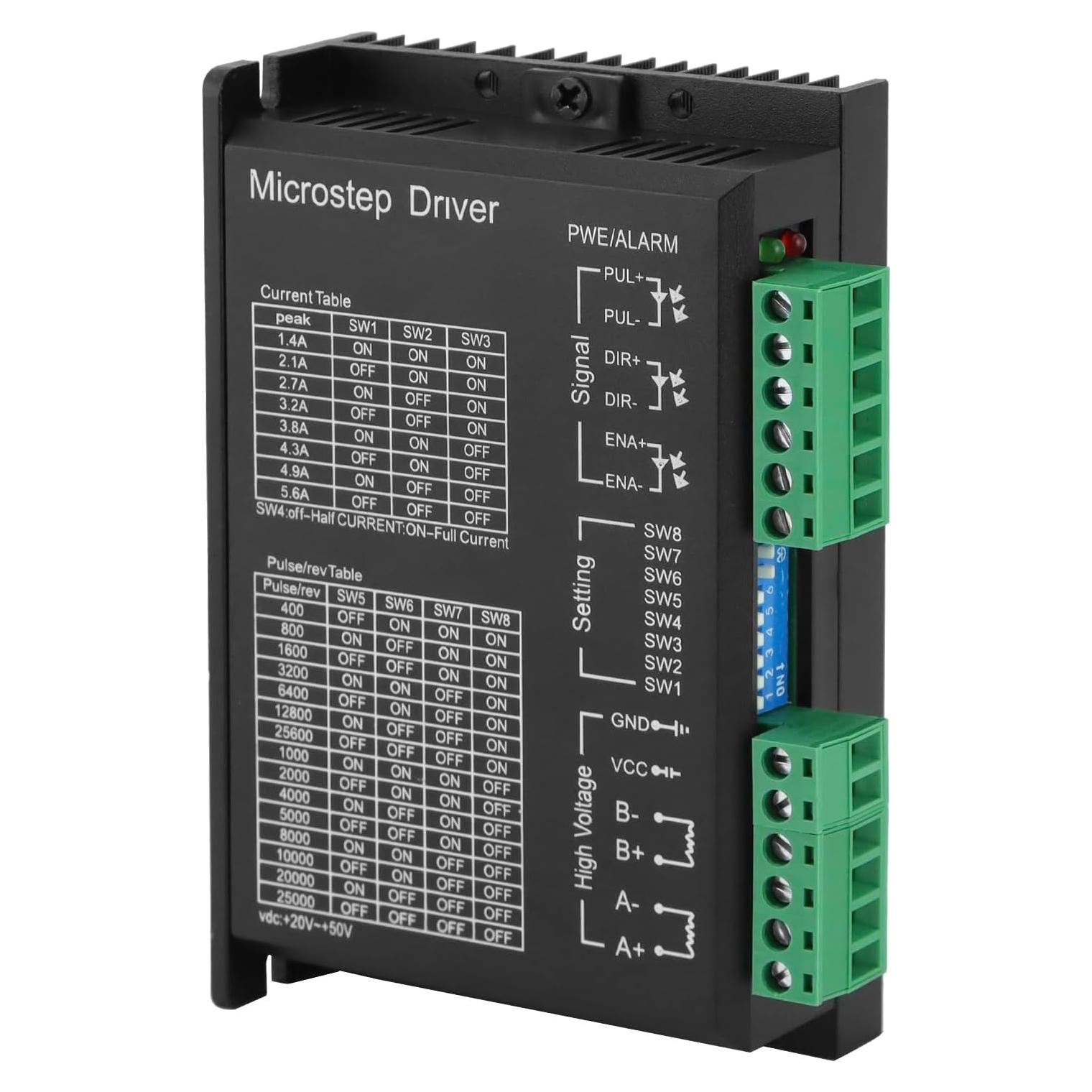 Controlador Digital de Motor Paso a Paso QWORK 20-50V 5.6A