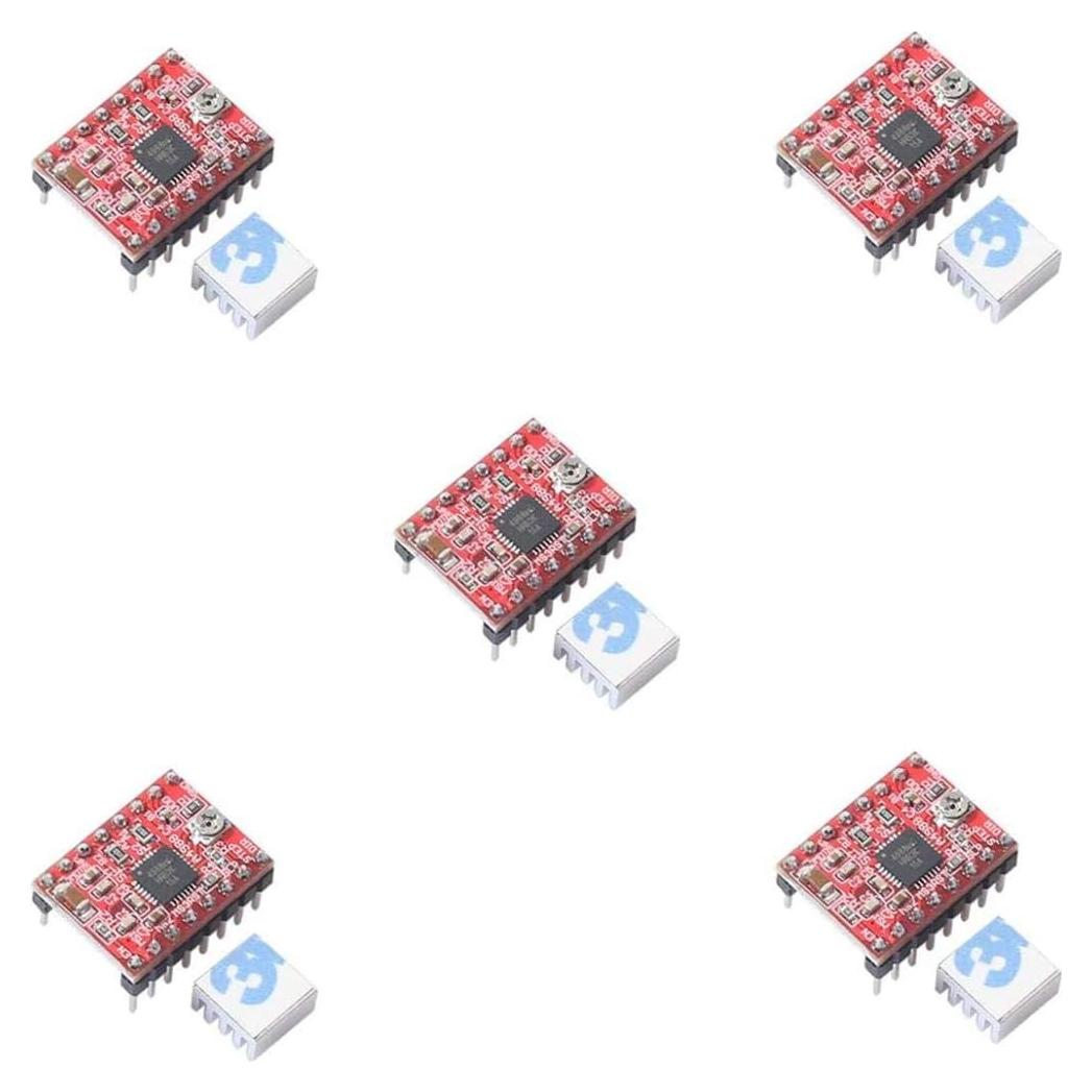 5 Módulos Controlador Motor Paso a Paso A4988 Mi Elefante