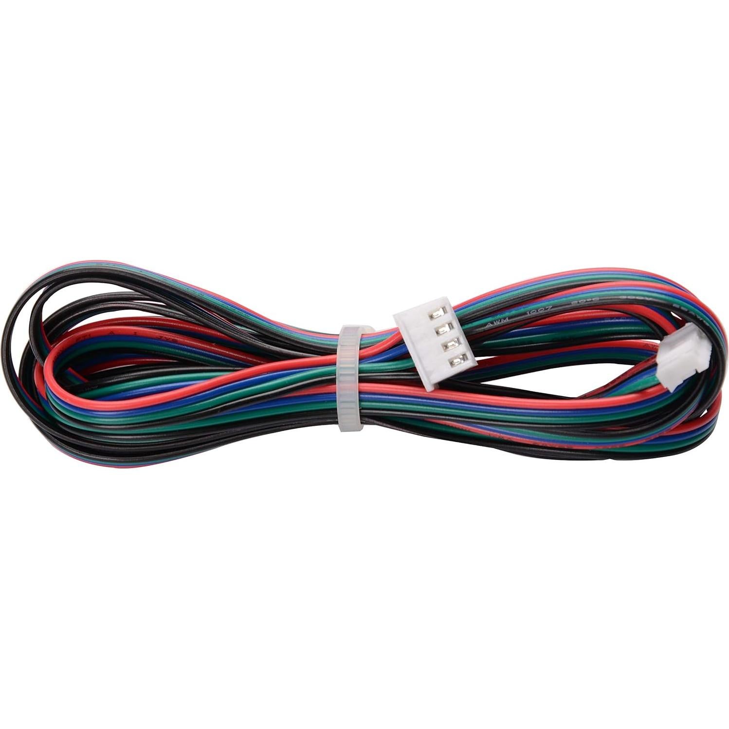 4 Cables de Conector Motor Paso a Paso R REIFENG 2M Blanco