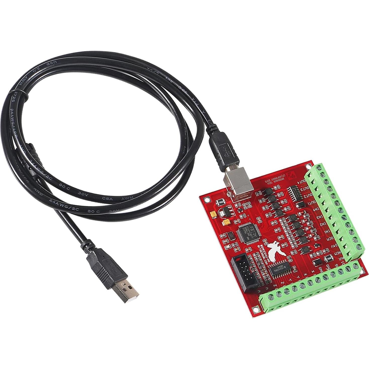 Controlador CNC USB DWEII Mach3 4 Ejes 100KHz para Motores