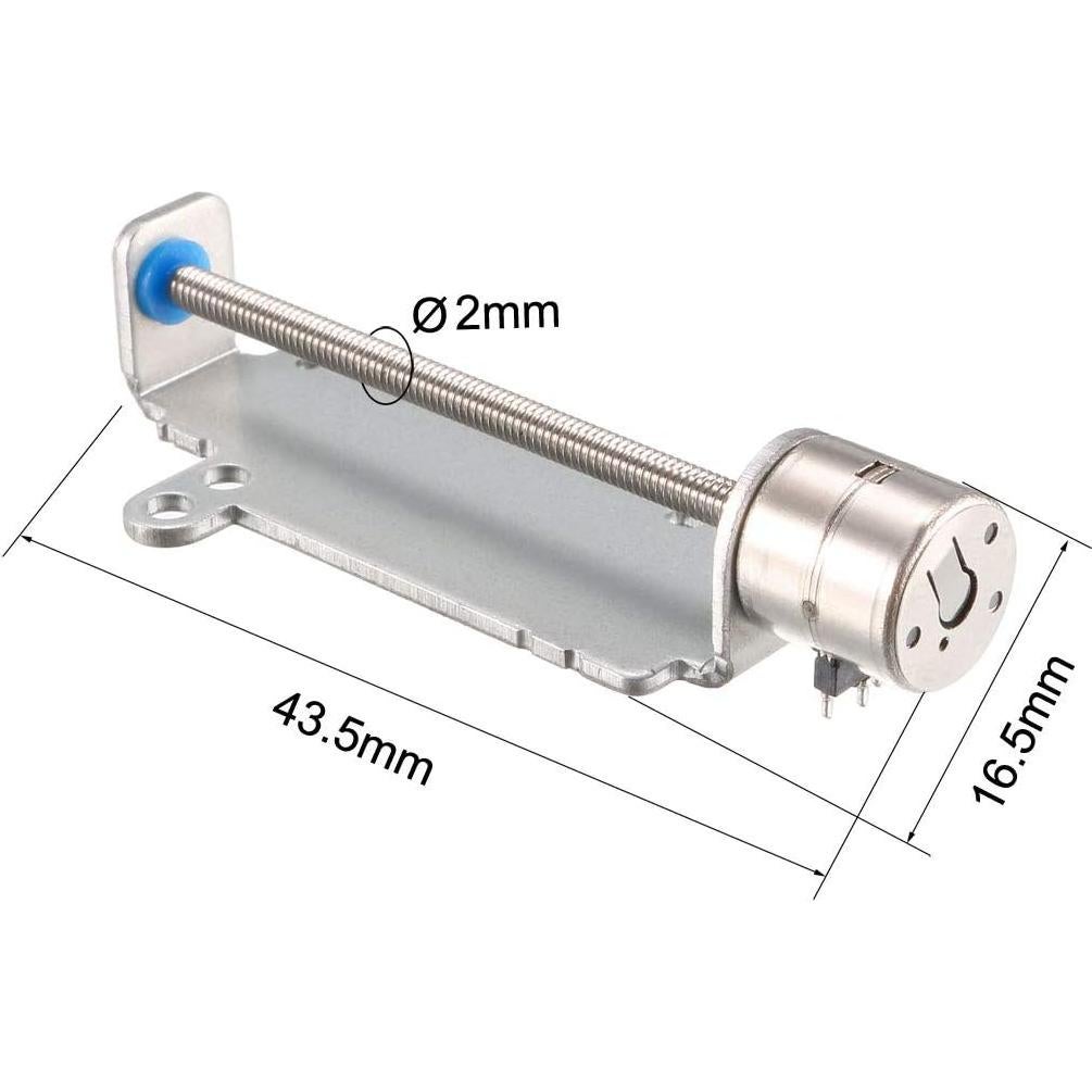 Motor Paso a Paso Micro uxcell 3V 2 Fase 4 Cable 12g