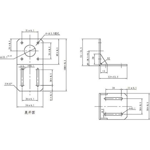 Soporte de Motor Paso a Paso Preamer Nema 17 Acero Aleado 2pcs
