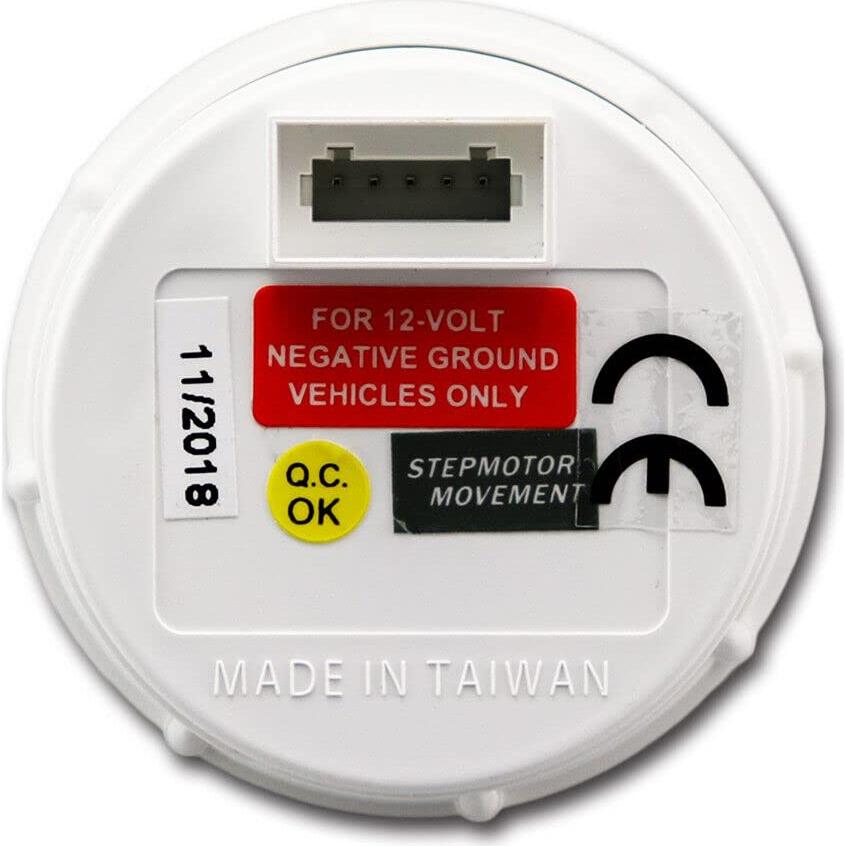 Medidor Eléctrico de Reloj 52mm Motor Meter Racing MGS 0-12h