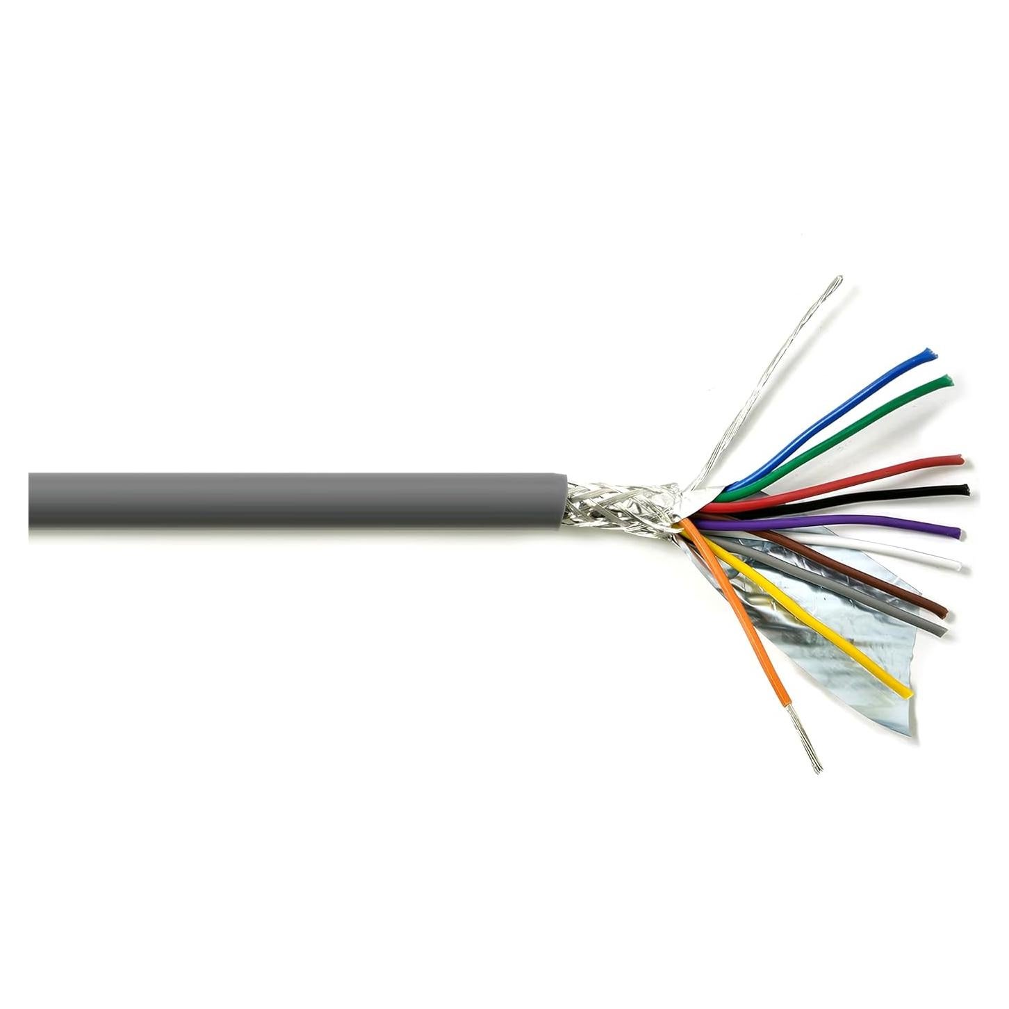 Cable Blindado KWANGIL 20AWG 10C 15.24m PVC para CNC