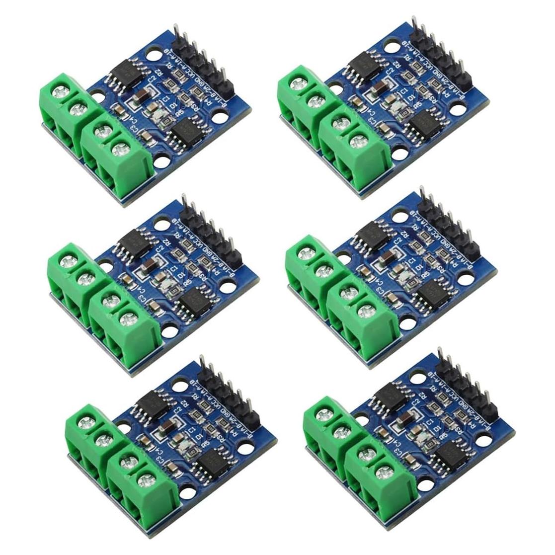 6PCS Módulo Controlador de Motor DC L9110S 2 Canales 0.8A