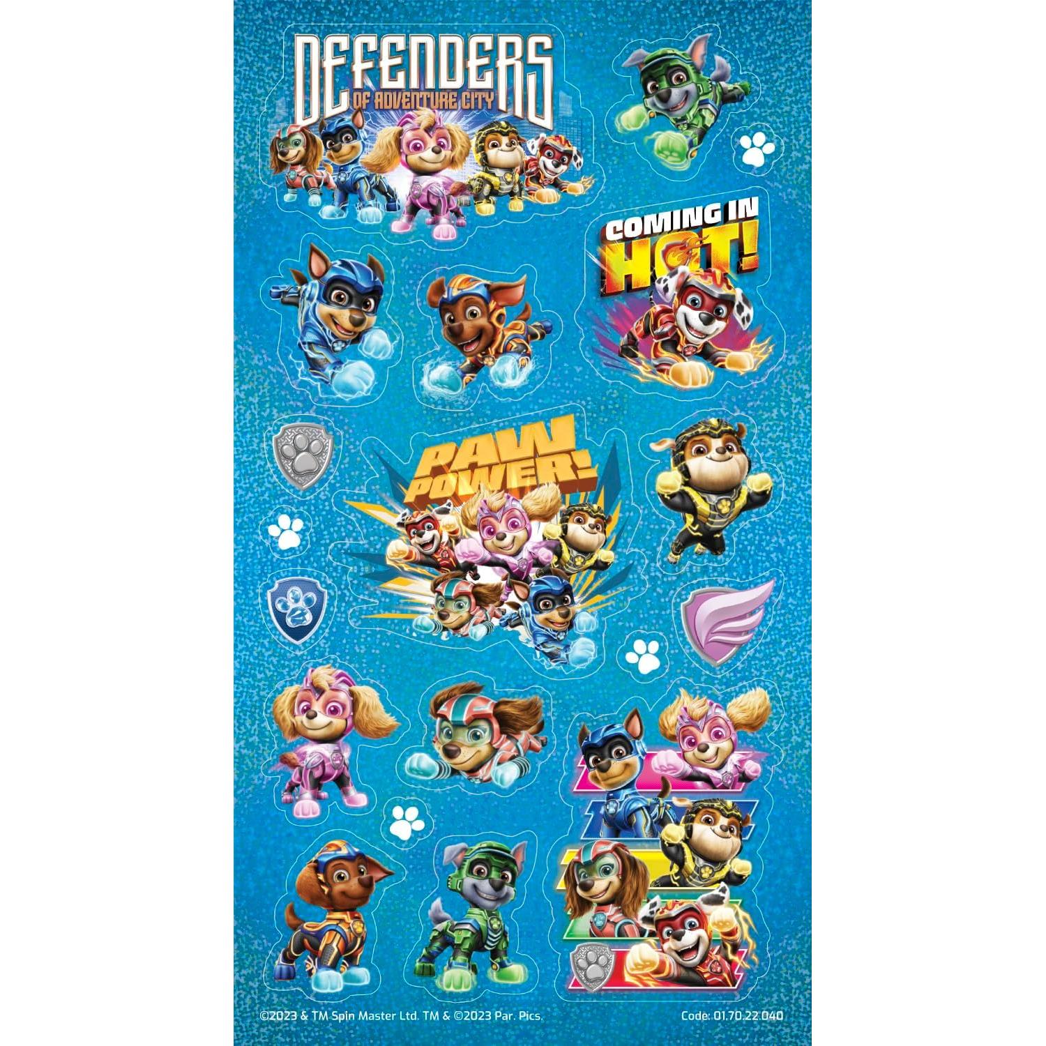 Mega Pack Stickers PAW Patrol Película Poderosa 150 Piezas