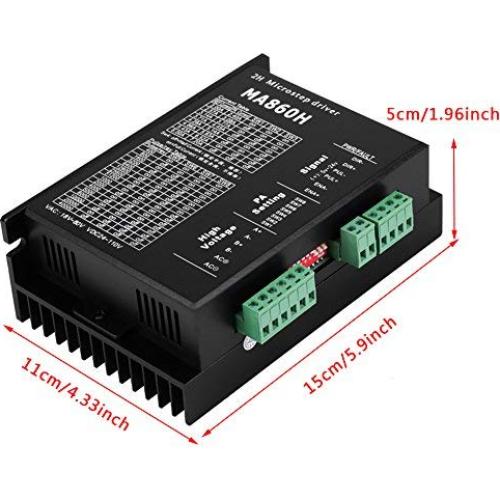 Controlador de Motor Paso a Paso Nema 34 18-80V AC 24-110V DC 7.2A