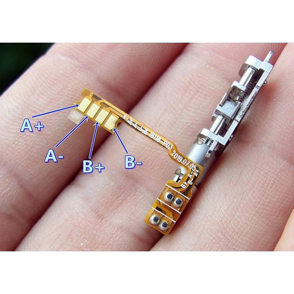 Acxico 1Pcs Mini Micro 4mm 5V 2-Phase 4-Wire Precision Planetary Gearbox Gear Stepper Motor Screw Metal Slider Nut