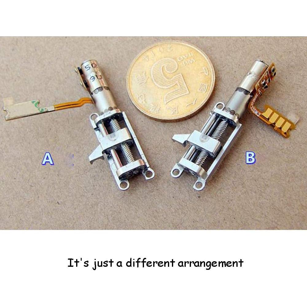 Acxico 1Pcs Mini Micro 4mm 5V 2-Phase 4-Wire Precision Planetary Gearbox Gear Stepper Motor Screw Metal Slider Nut