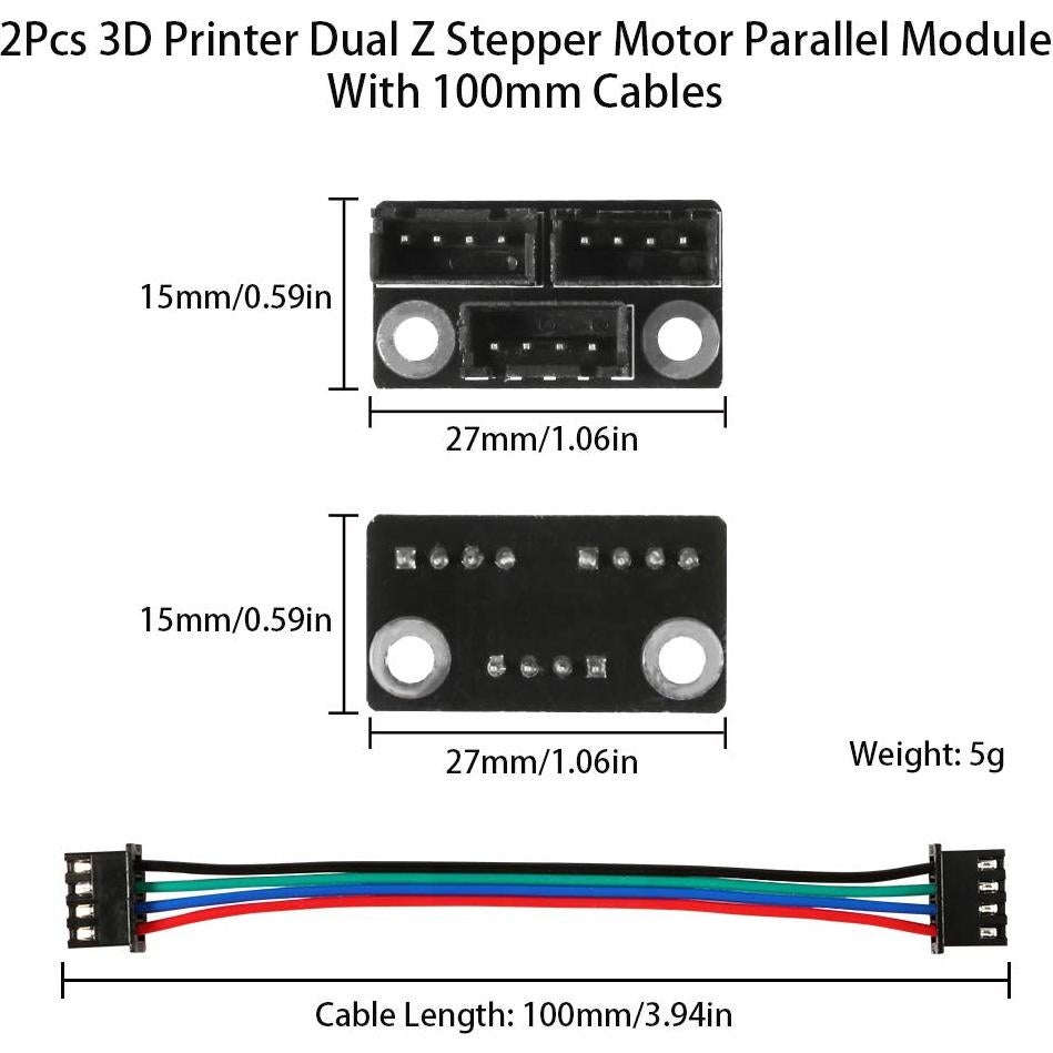 Módulo Paralelo Motor Paso a Paso Dual Z Aokin 2 Pcs