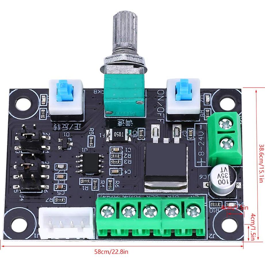 Controlador de Motor Paso a Paso FTVOGUE PWM 12.29x7.69cm