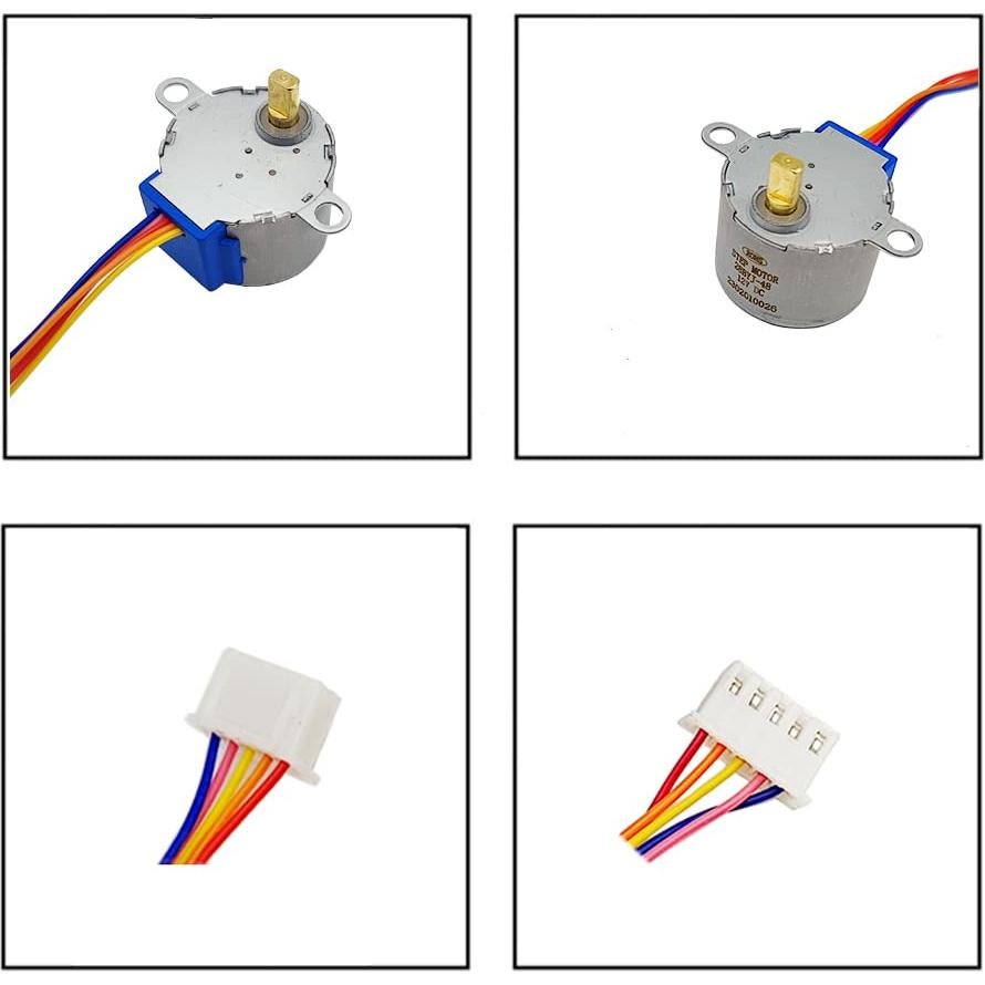 6 Sets Módulo Controlador Motor Paso a Paso ULN2003 + 28BYJ-48
