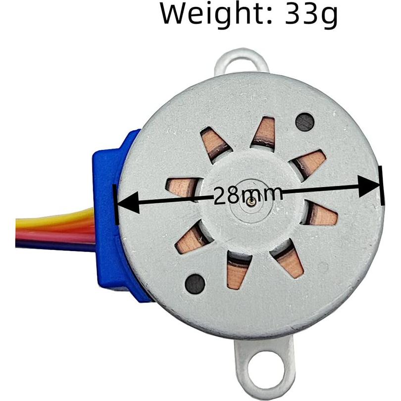 6 Sets Módulo Controlador Motor Paso a Paso ULN2003 + 28BYJ-48
