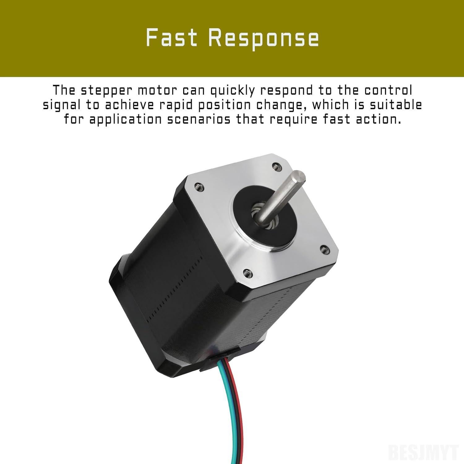 Motor Paso a Paso Nema 17 59mm 760mNm 2.1A para CNC 3D