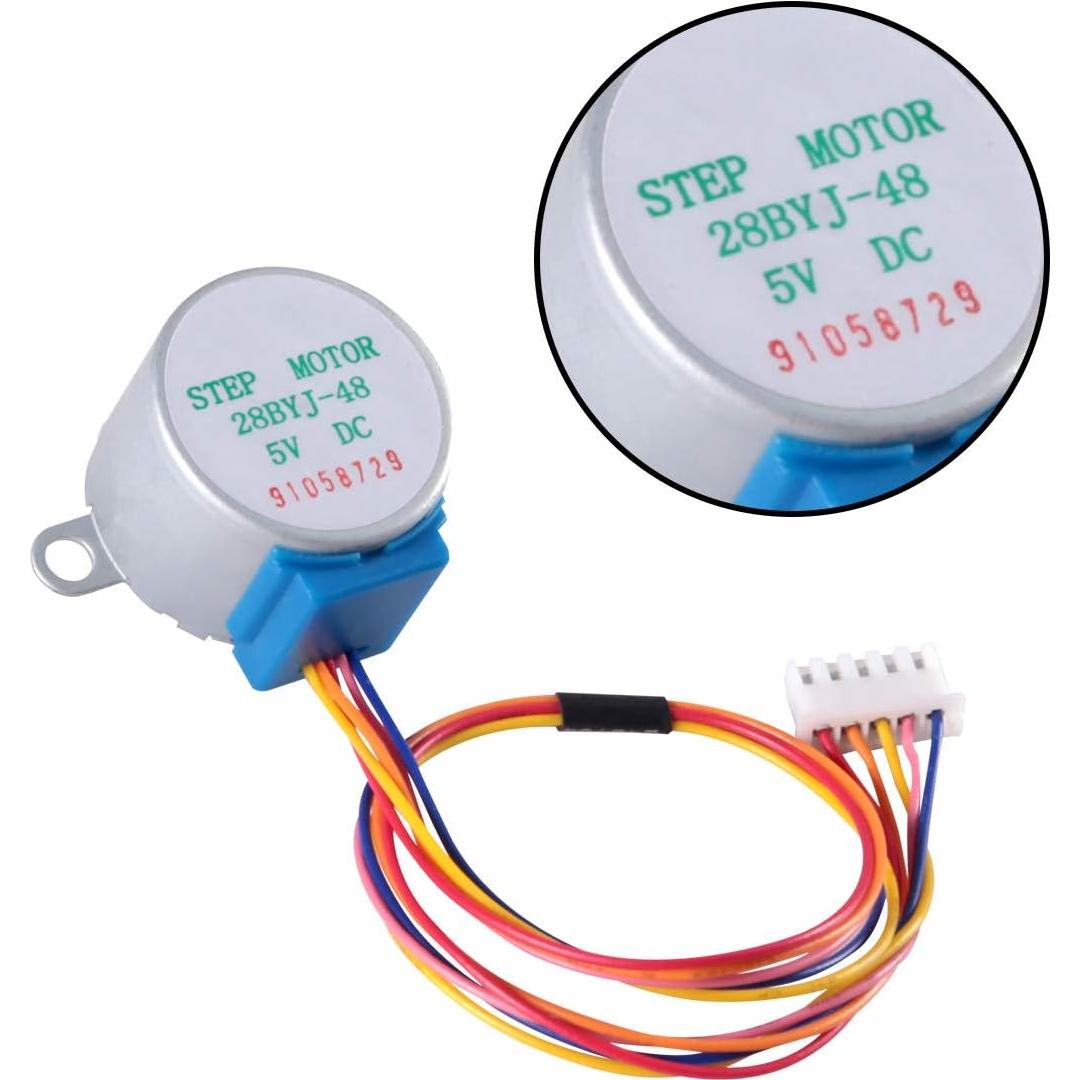 6 Motores Paso a Paso 28BYJ-48 + Controladora ULN2003 5V