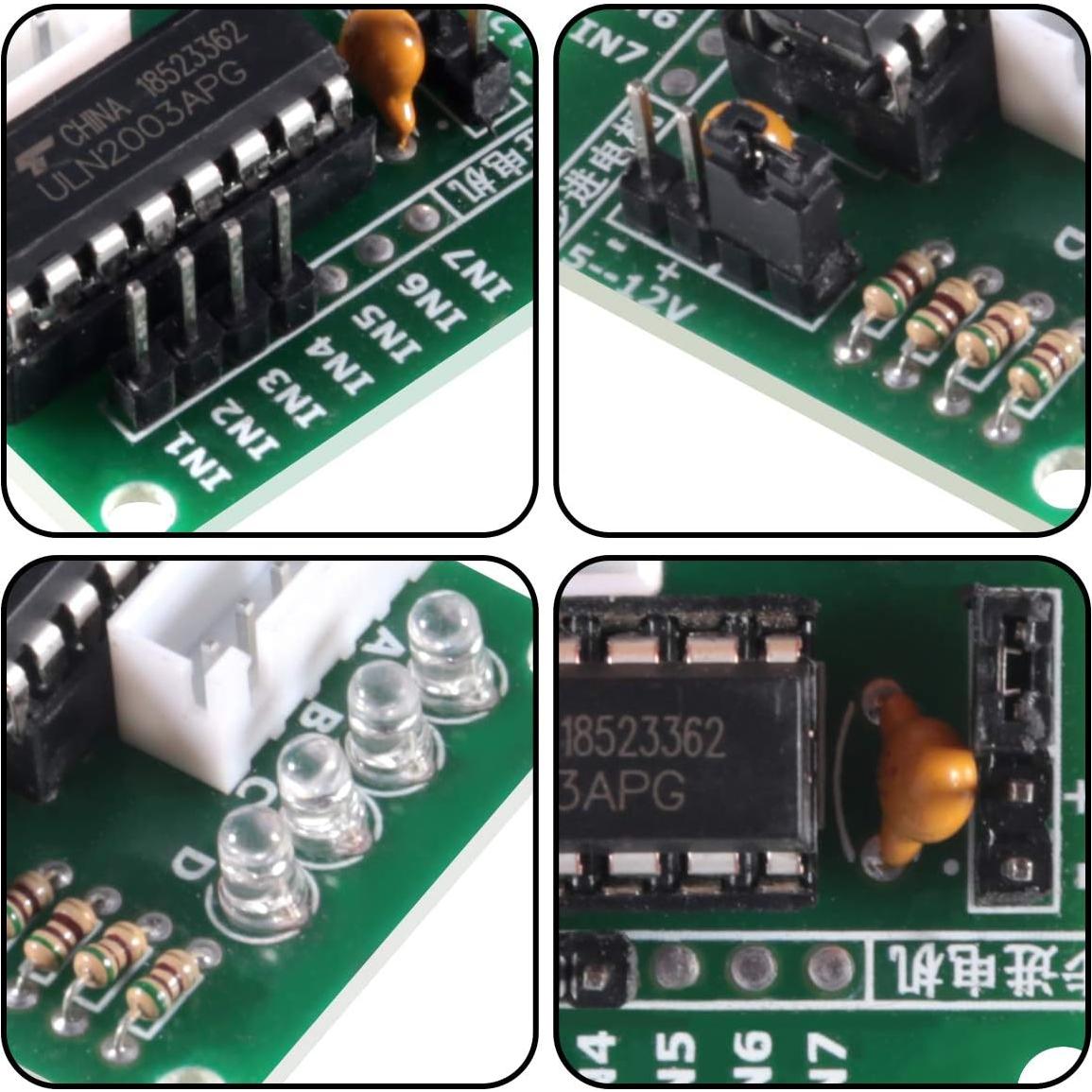 6 Motores Paso a Paso 28BYJ-48 + Controladora ULN2003 5V