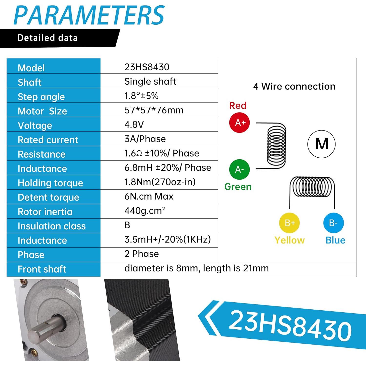 Kit Controlador CNC RATTMMOTOR Nema 23 1.8Nm 4.5A TB6600