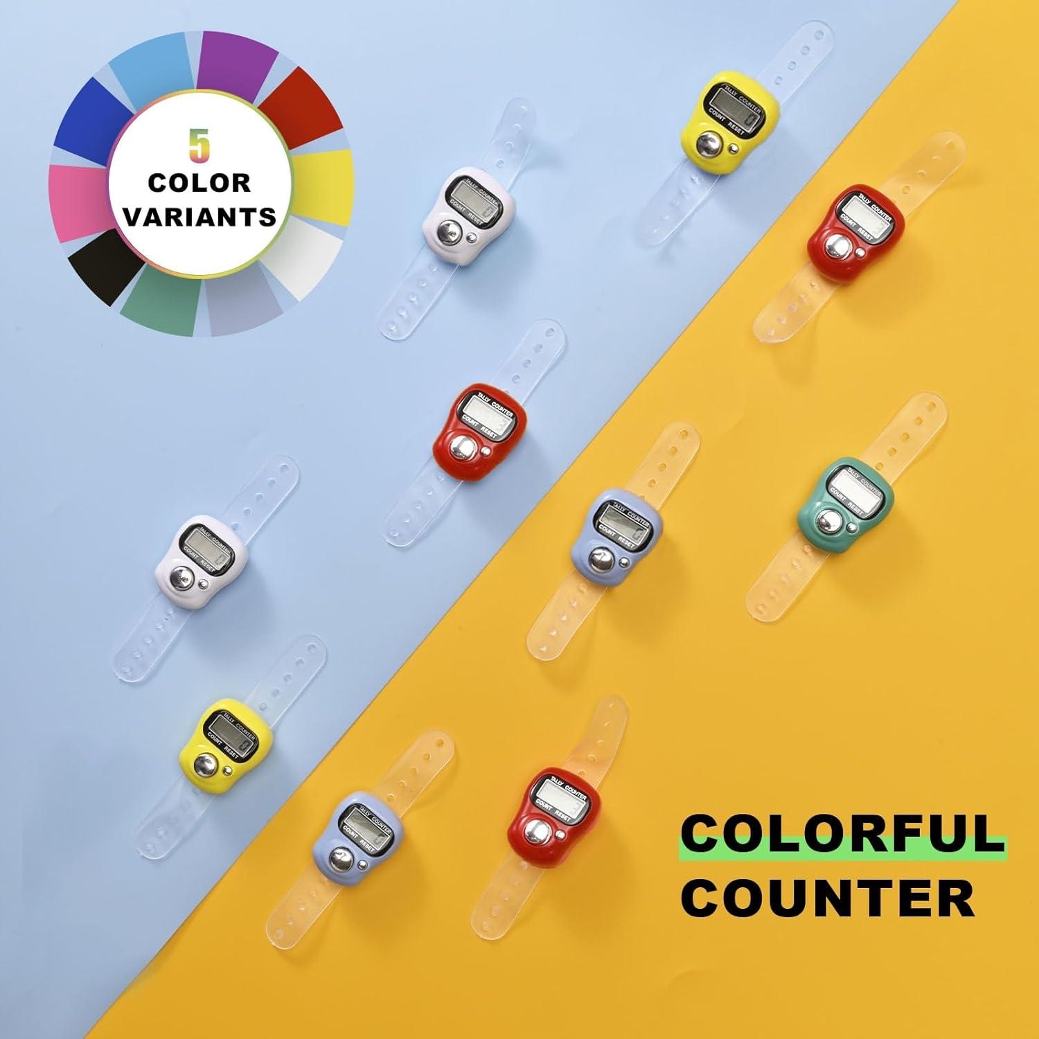 Contador de Dedo Electrónico TESEAS Mini LCD 5 Dígitos 15pcs